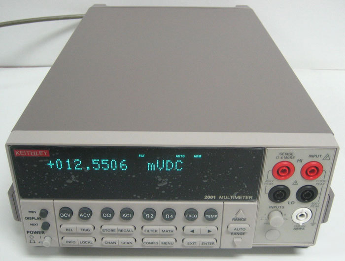 Keithley instruments 2001 - 7.5 digit high performance 