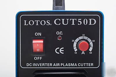 Lotos 2010 plasma cutter CUT50D 50A with extra 20 consu