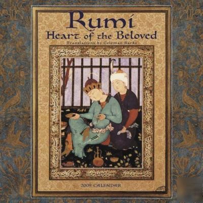 New rumi: heart of the beloved - 2009 wall calendar - 