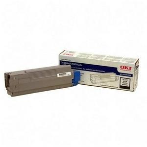 Okidata black toner cart f/ C5500N C5800LDN 43381904