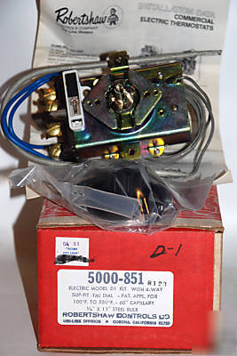 Robertshaw 5000 851 electric thermostat D1 kit 100-550