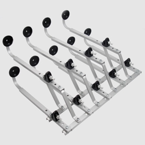 Staggered 9 bottle wall bracket optic rail home pub bar