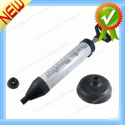 Tools power toilet plunger cleaner pump drain buster