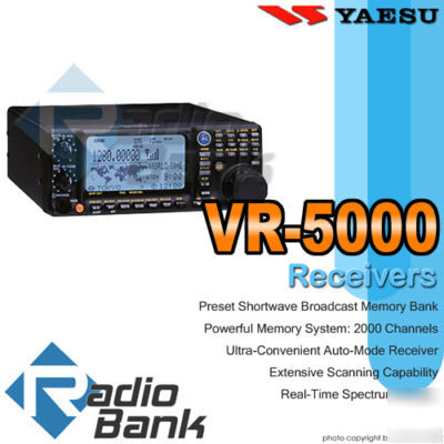 Yaesu vr-5000 communication receiver 0.1-2599.99998 mhz