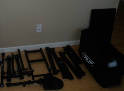 Keyboard stand/computer desk combo