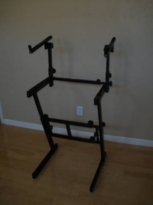 Keyboard stand/computer desk combo