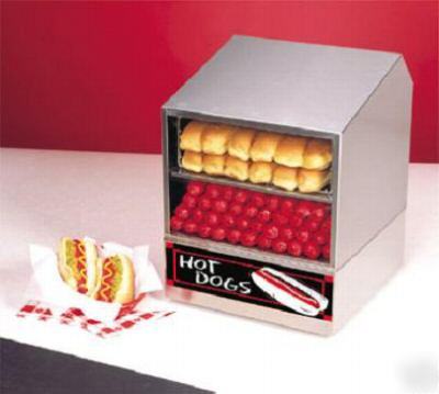 New nemco roll-a-grill hot dog steamer bun warmer 8300