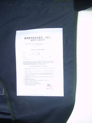 Smith & wesson body guard armor carrier- mens blue m/s