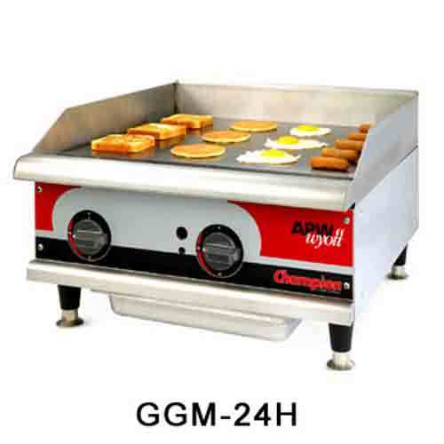 Apw ggm-48H griddle, countertop, gas, 47 3/4