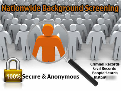 Background check - people search - criminal records