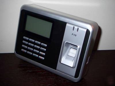 Biometric fingerprint & pin entry time clock attendance