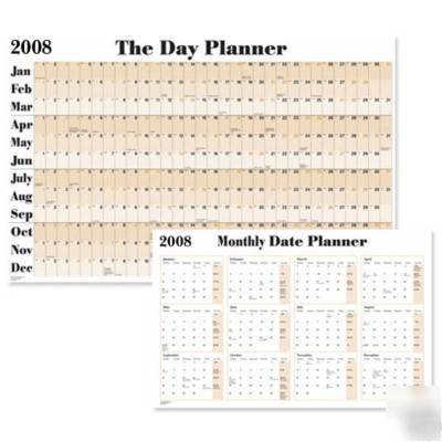 New 2011 large dry erase daily weekly wall day planner