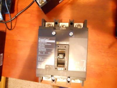 New square d powerpact circuit breaker 3 pole 225 amp 
