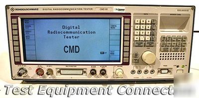 Rohde & schwarz CMD60 digital radiocommunication tester