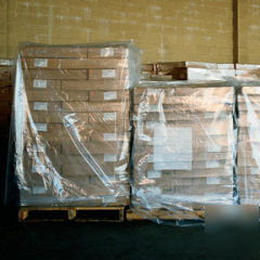 Shoplet select 2 mil clear pallet covers 52 x 48 x 96
