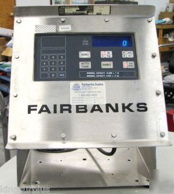 Stainless fairbanks H90-167-1 10K scale indicator