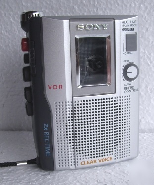 Sony tcm-200DV cassette voice recorder dictation 