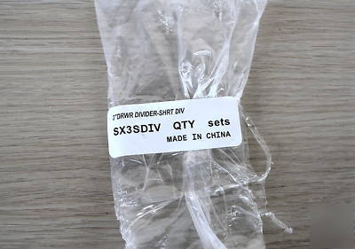 6 metro starsys short drawer dividers SX3SDIV nip