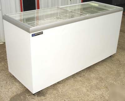New master-bilt ice cream slide top freezer ig-608 