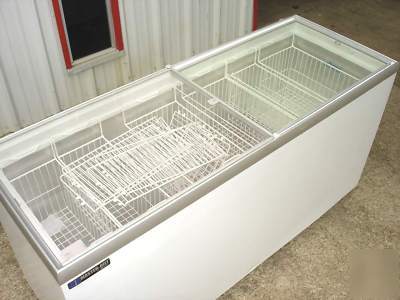 New master-bilt ice cream slide top freezer ig-608 