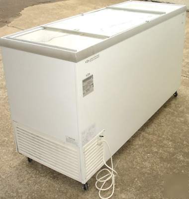 New master-bilt ice cream slide top freezer ig-608 