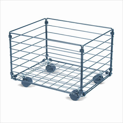 Mobile file cube, 12-3/4W X16D x 11-1/2H, black