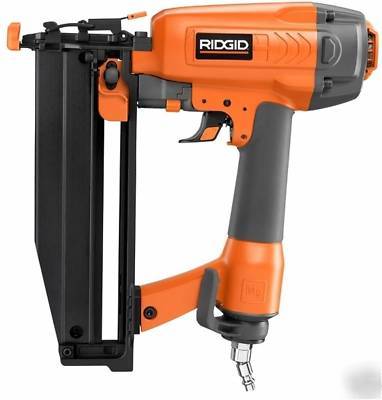 Ridgid pneumatic 2-1/2 in. finish nail gun rear loading