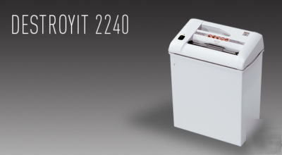 Destroyit 2240 cross-cut paper shredder