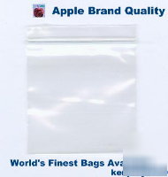 Zip lock bags 1X1 clear 1010 baggies ziplock 50,000 