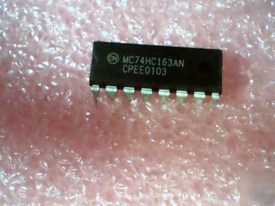 MC74HC163AN - presettable counters ,cmos 25 pcs.