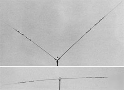 New comet h-422 quad band rotatable v dipole antenna 
