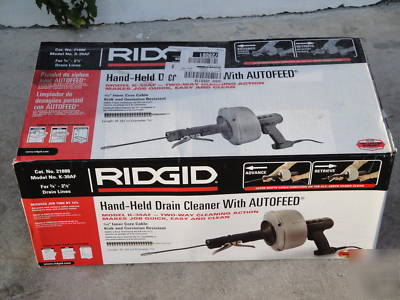 Ridgid kollmann k-39-af auto feed drain cleaner 21888