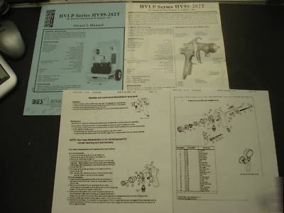 Benron EZ2000 hvlp HV99-282T paint sprayer compressor 