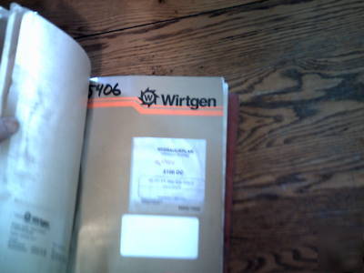 Wirtgen 2100DC/dcr/sm service manual