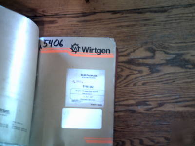 Wirtgen 2100DC/dcr/sm service manual