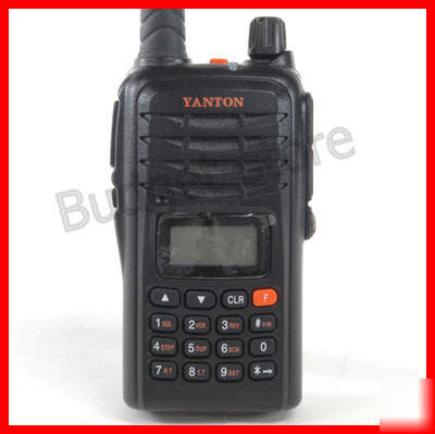 I2IJ vhf handheld 136-174MHZ 5W 2-way radio & headsets