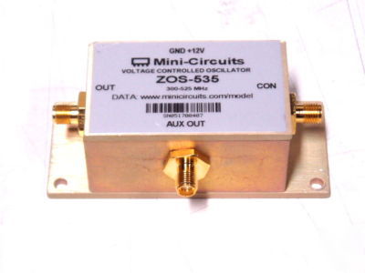 Mini-circuits zos-535 (300-525MHZ) voltage oscillator