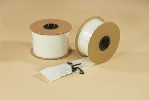 1250 - 8X10 2 mil autobags on roll w/white frt/clr back