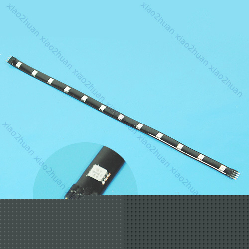 30CM 12V 5050 12-led color waterproof strip light rgb