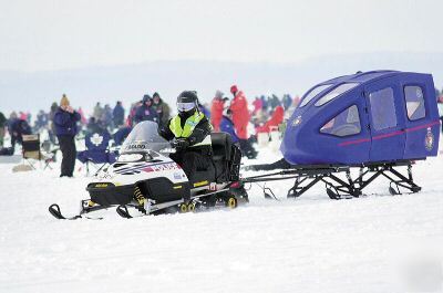 Human remote rescue ambulance all terrain snowmobile