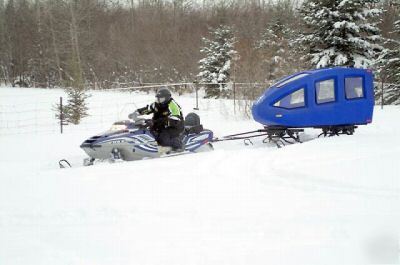 Human remote rescue ambulance all terrain snowmobile