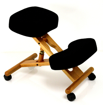 Jobri memory foam wood kneeling chair - model F1455