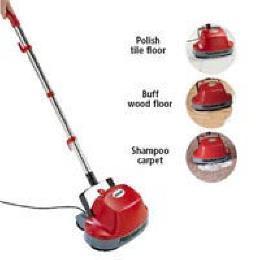 New floor scrubber polisher shampooer wood carpet 