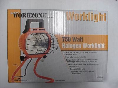 Cooper 750 watt halogen work shop garage light w/ stand