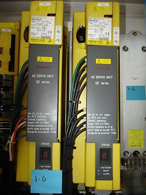 Fanuc servo amplifier units (10) available 