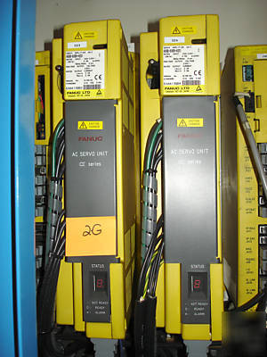 Fanuc servo amplifier units (10) available 