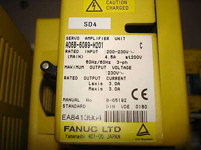 Fanuc servo amplifier units (10) available 