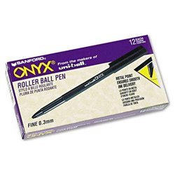 New uni-ball® onyx® roller ball pen, 0.7MM, bl...