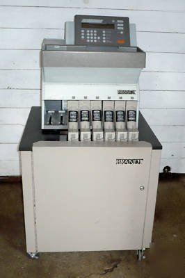 Brandt coin counter - sorter w/cabinet