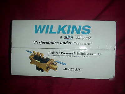 New 3/4'' wilkins backflow preventer--model 375